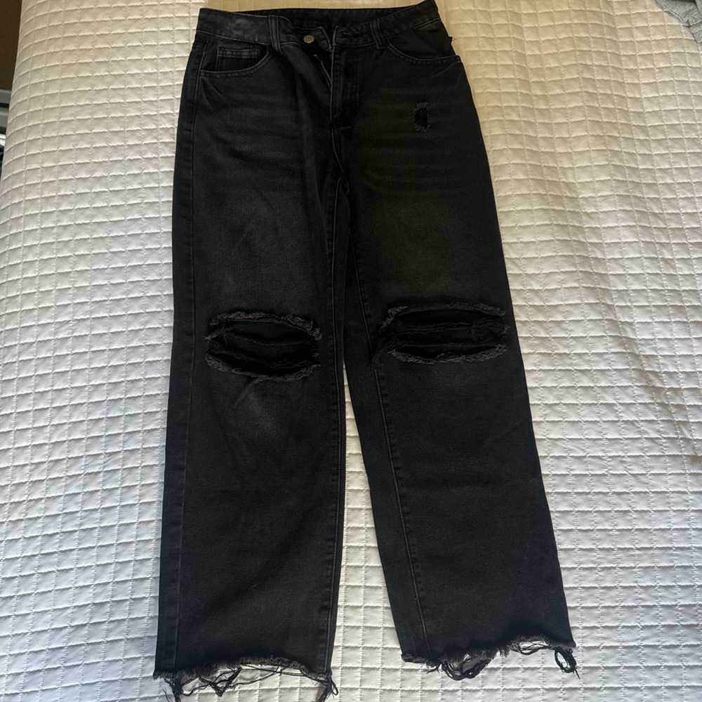 SHEIN Charcoal Denim Pants